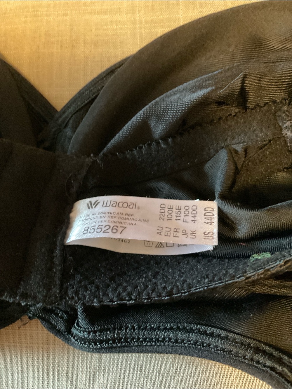 Wacoal Black Full Coverage Underwire Bra - Picture 5 of 8